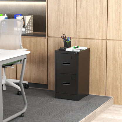 Modern Drawer Metal Vertical File Cabinet With Lock And Card Slot For Office