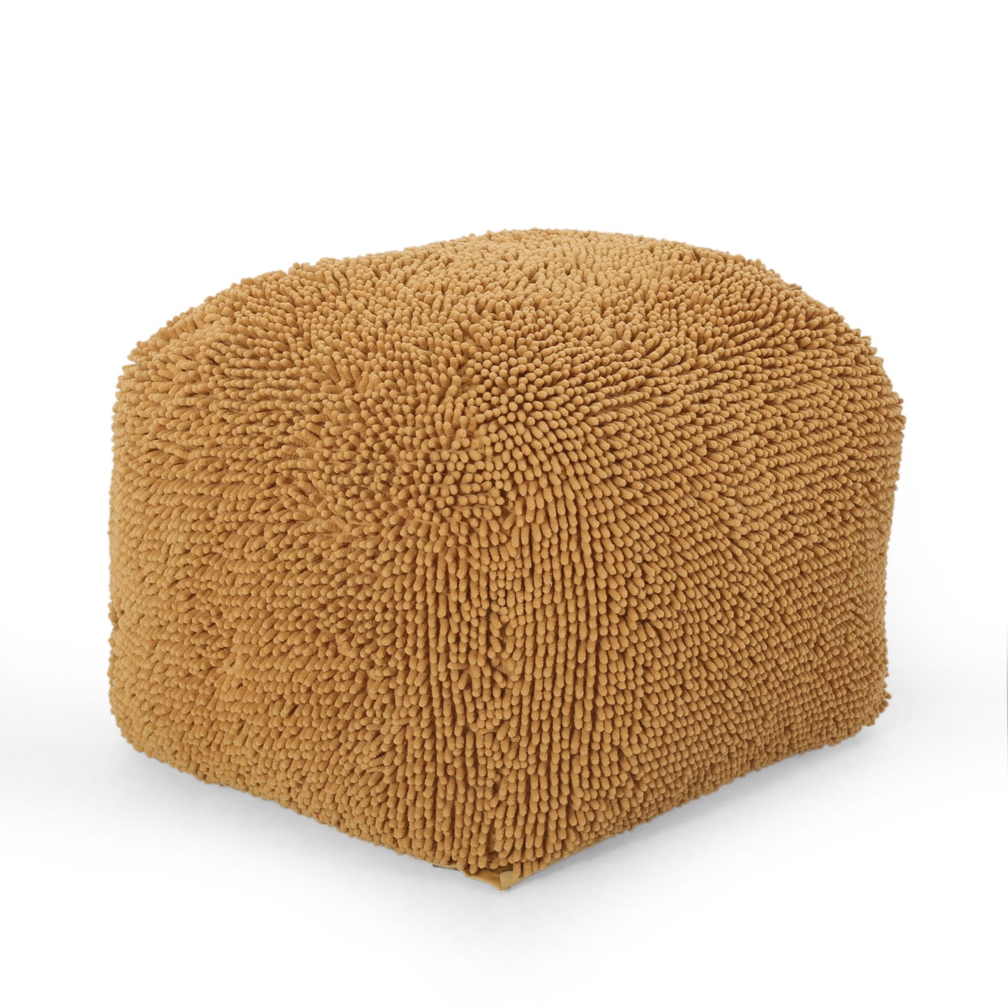 Spongy Microfiber Square Pouf Soft Seating