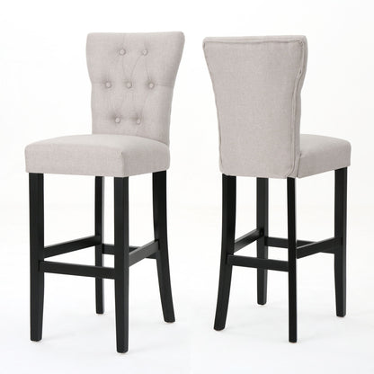 Elegant Barstool Set With Plush Cushioning