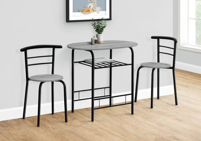 3 Pieces Dining Table Set, Small, Contemporary & Modern
