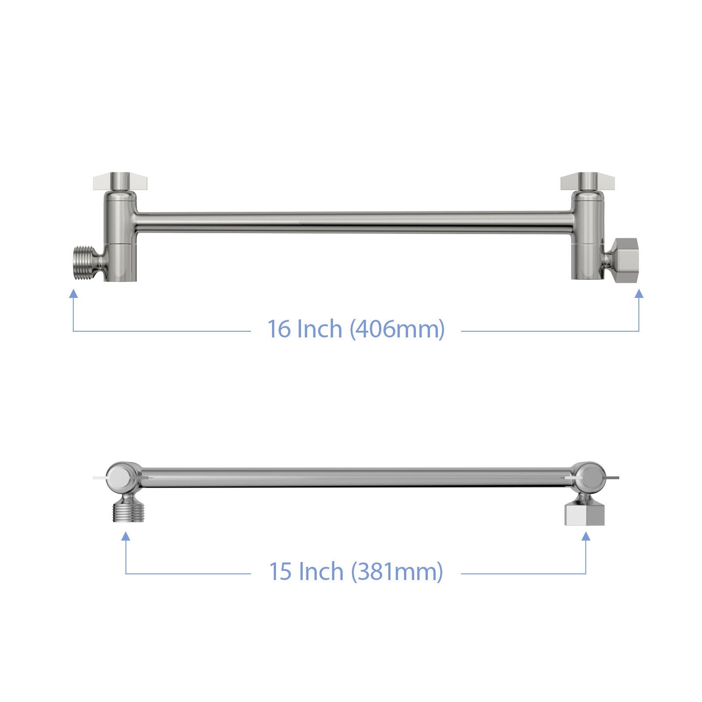 Sleek Design Stainless Steel Shower Arm Extension