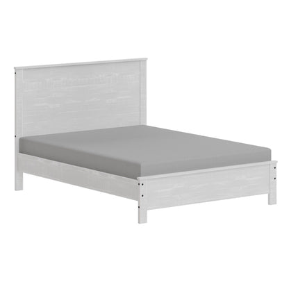 Albany - Bed Frame With Headboard, Heavy Duty Modern Rustic Design