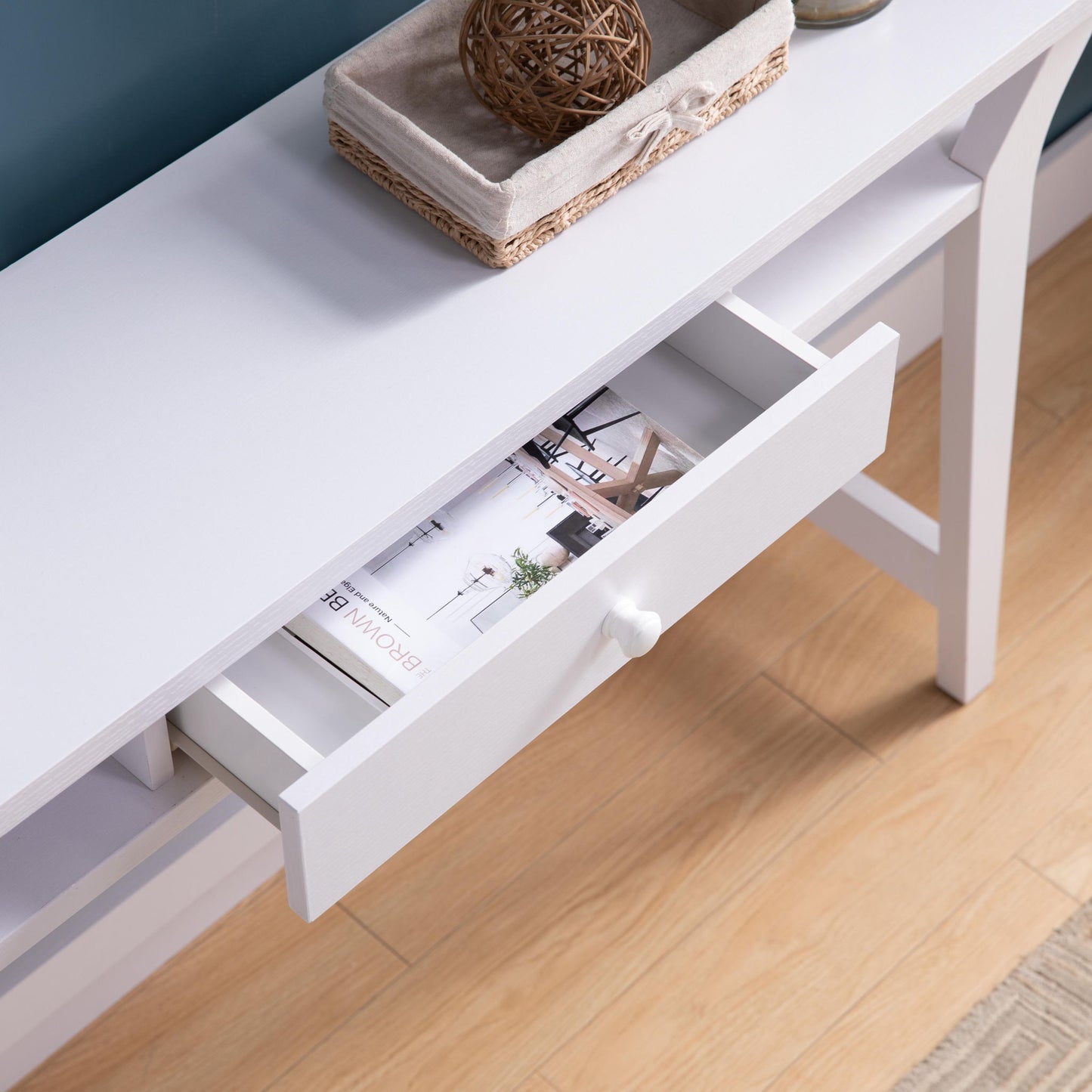 Home Hallway Console Table With Drawer
