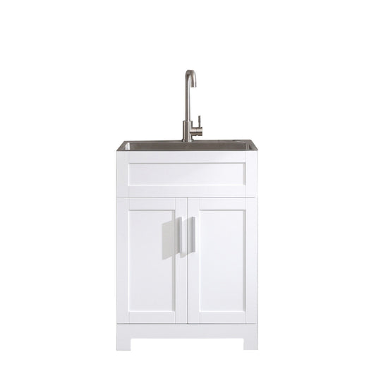 Paint Free Laundry Tub Cabinet With Stainless Steel Combo (Update)