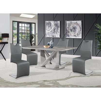 Caroline - Dining Table - Gray
