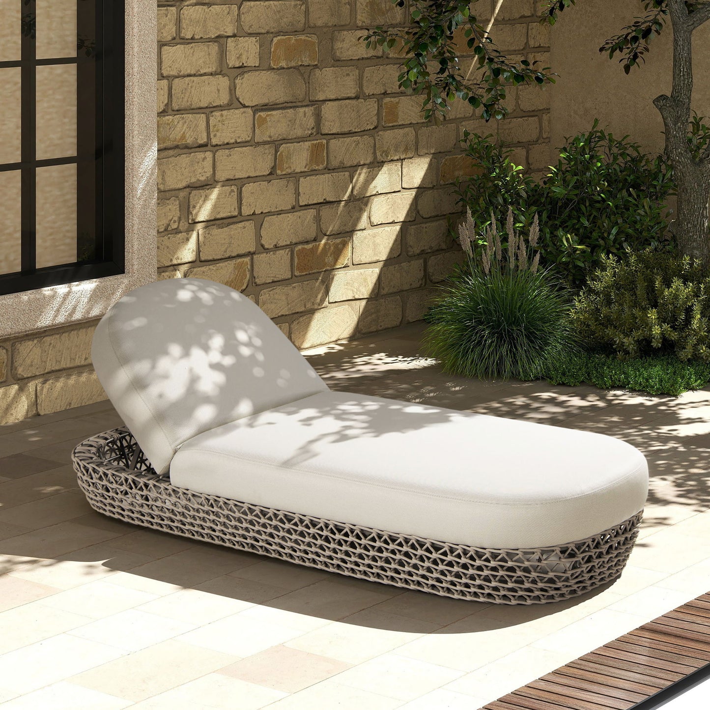 Willow - Sunbrella Upholstered Patio Lounger
