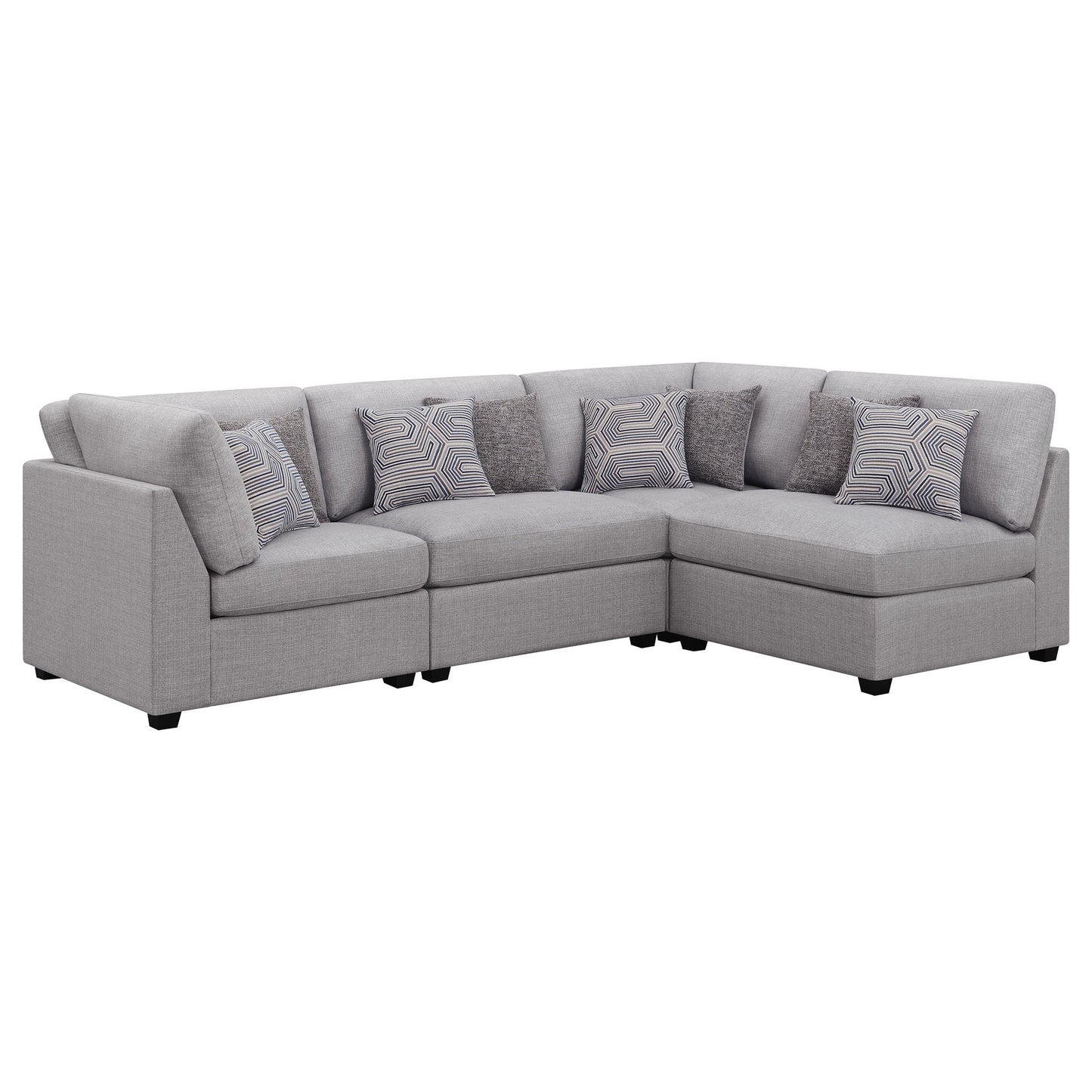 Lafayette - Modular Upholstered Sectional Sofa - Gray