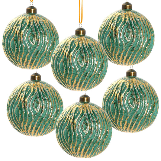 Christmas Ball Glass Decorative Hanging Ball Christmas Tree Ornaments For Holiday Party Decorations