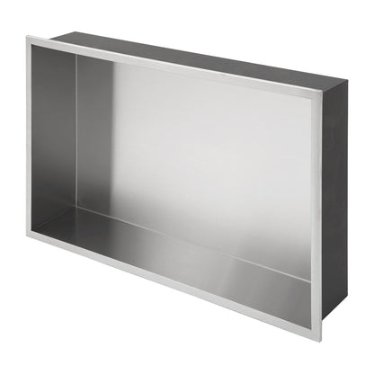 Stainless Steel Shower Niche With Seamless Design For Bathroom Storage