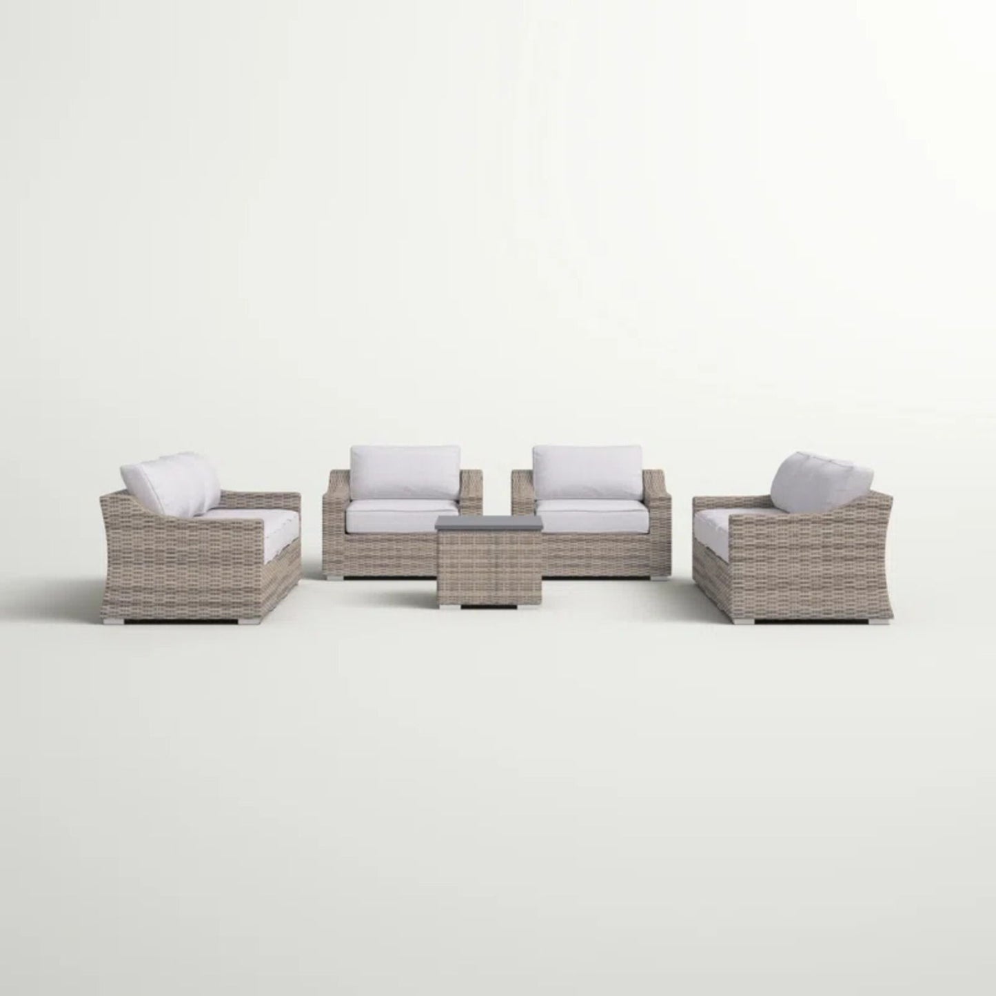 Stylish Sofa Seating Group With Cushions Perfect For Outdoor Gatherings