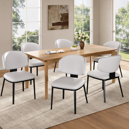 Modern Upholstered Dining Chairs (Set of 2)